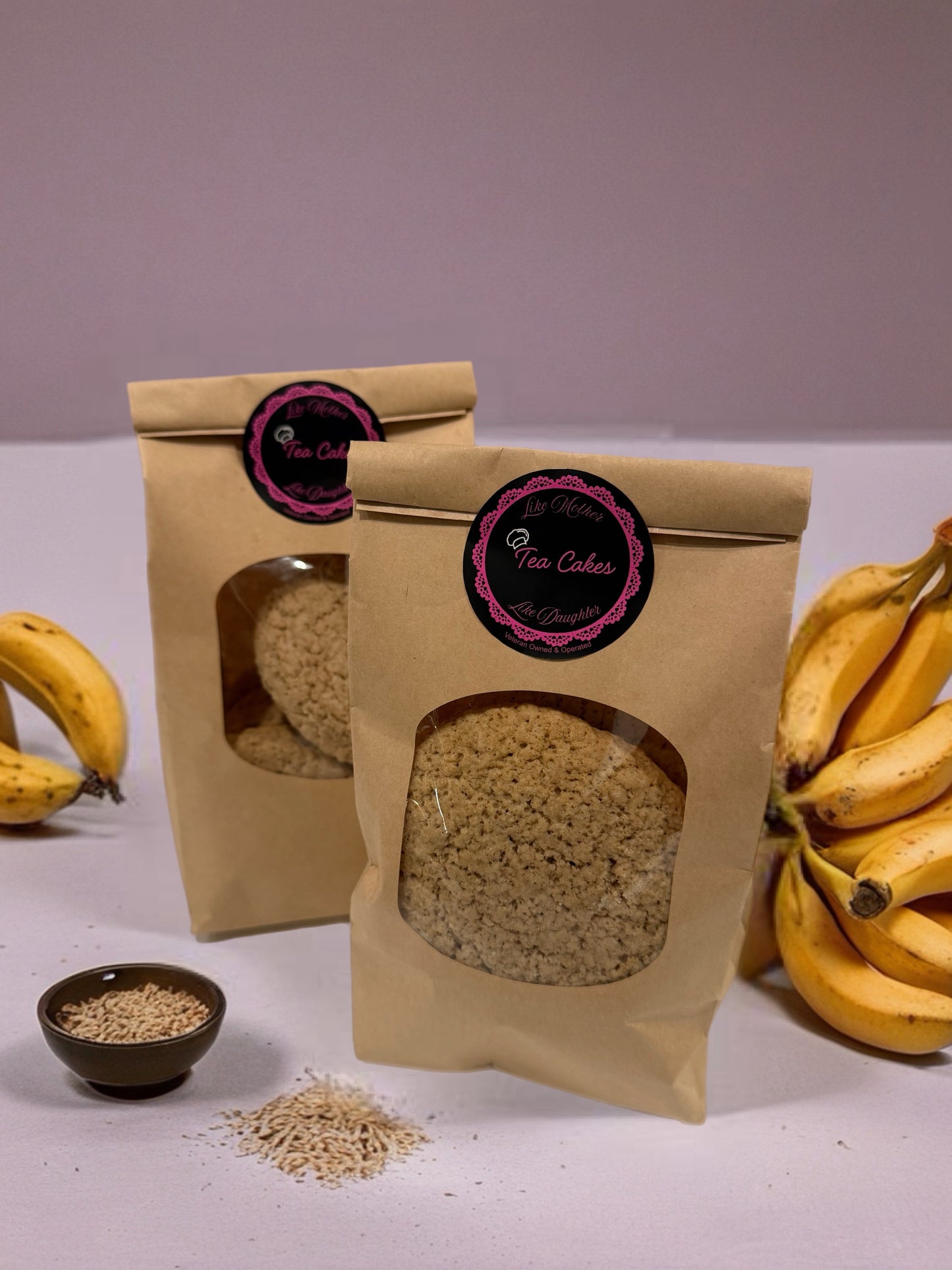 Banana flavored Tea Cakes - Dozen