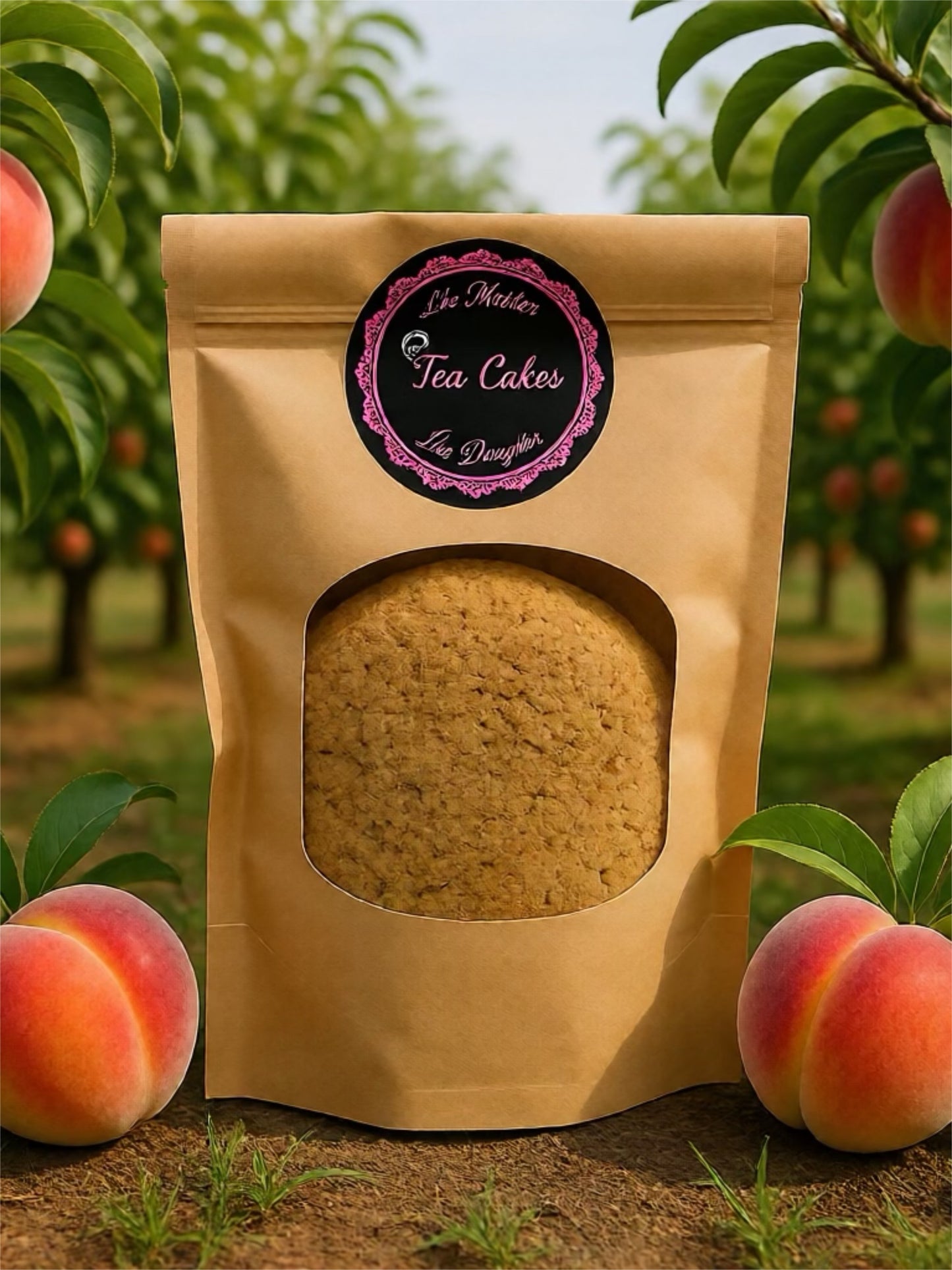 Peach flavored Tea Cakes (Half Dozen)