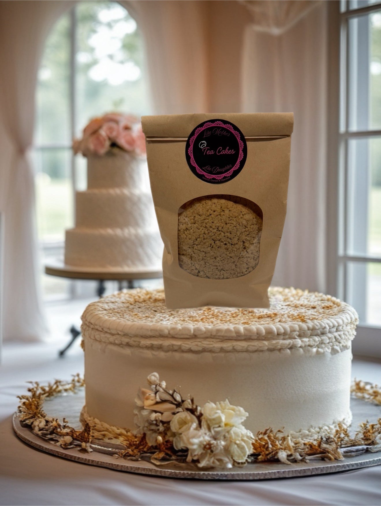 Wedding Cake flavored Tea Cakes (Half Dozen)