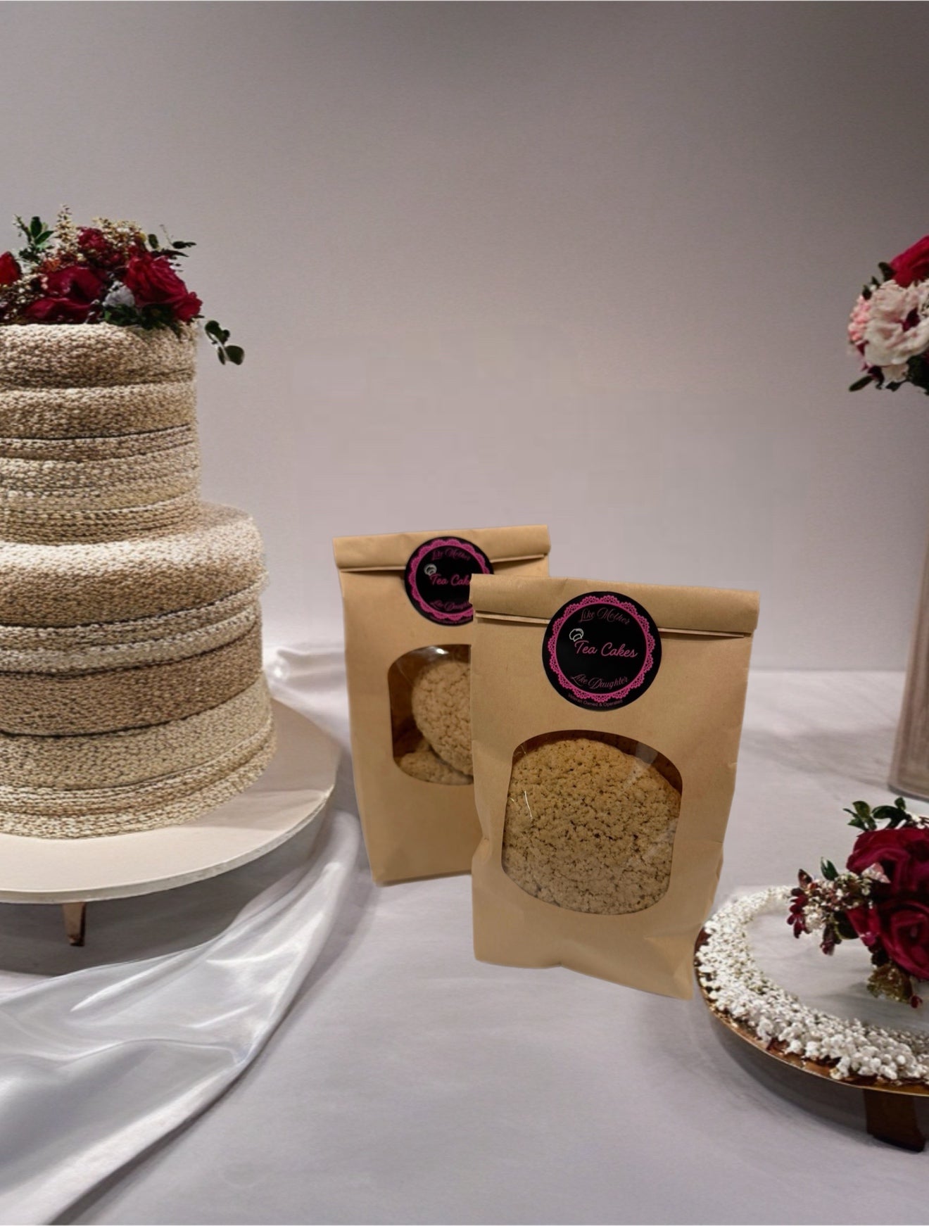 Wedding Cake flavored Tea Cakes - Dozen
