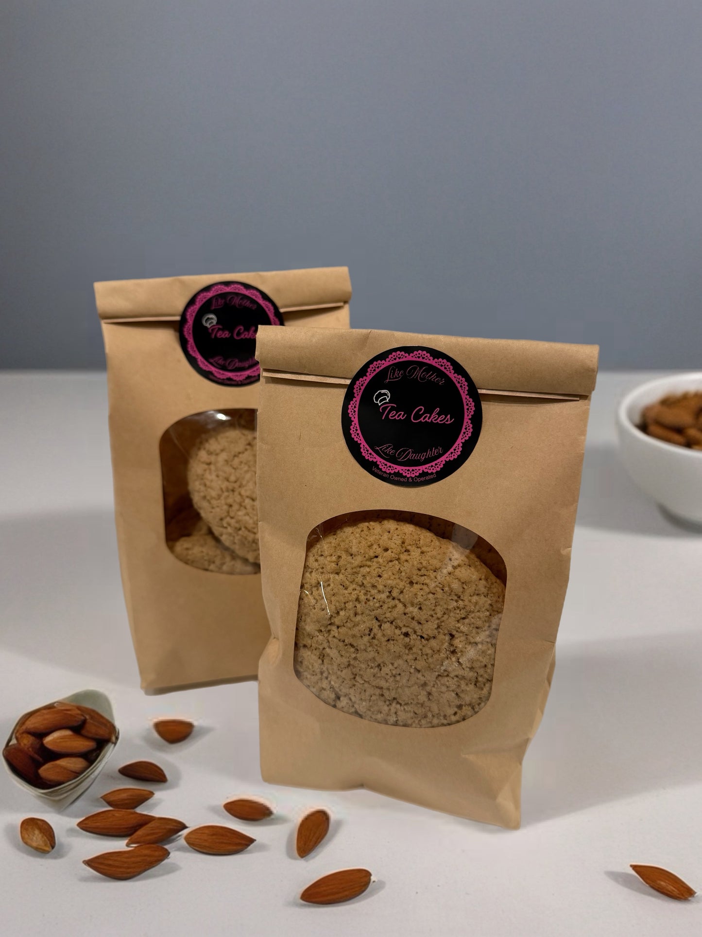 Almond flavored Tea Cakes - Dozen