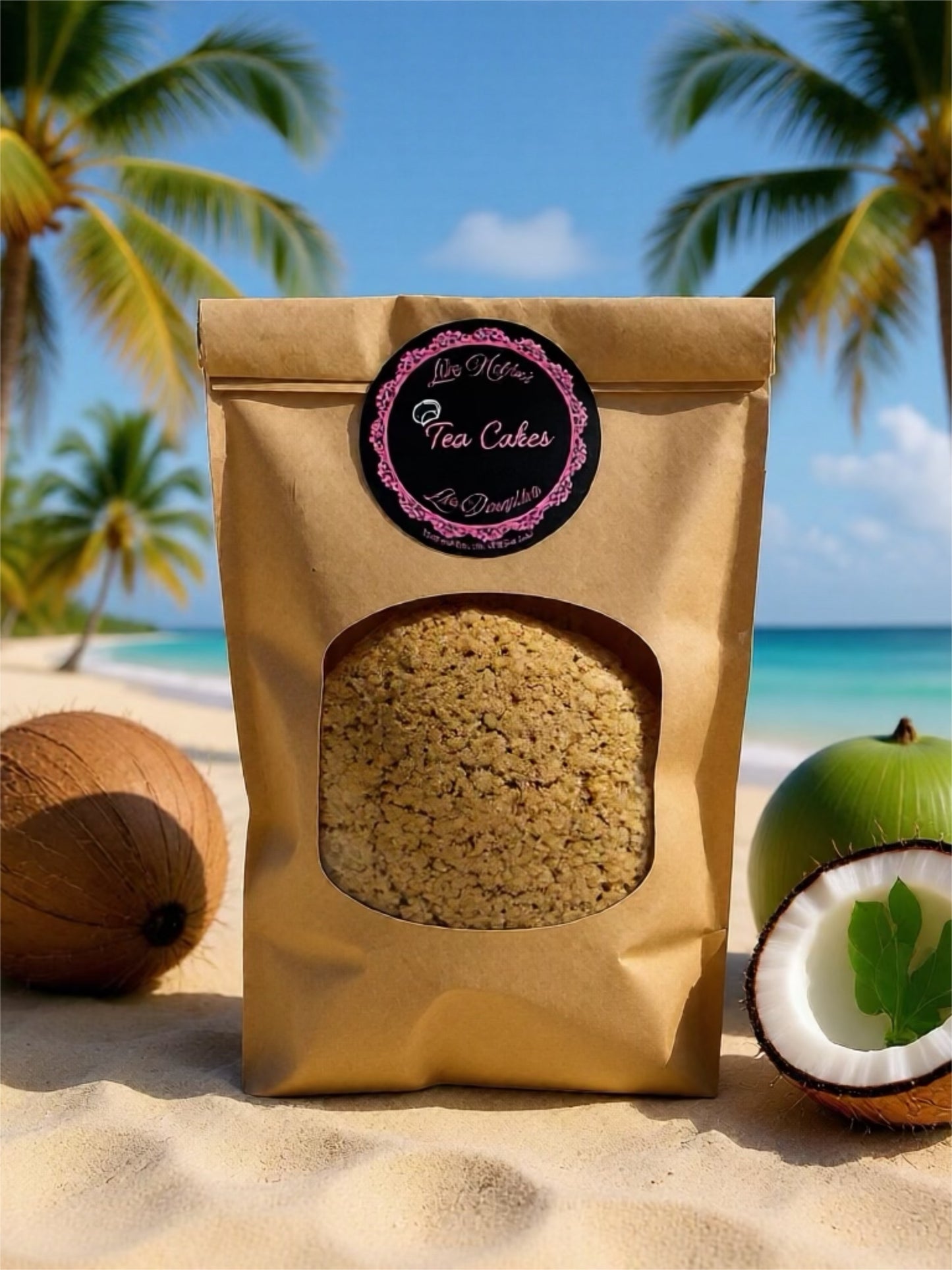 Coconut flavored Tea Cakes (Half Dozen)