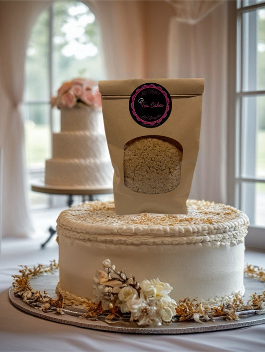 Wedding Cake flavored Tea Cakes (Half Dozen)